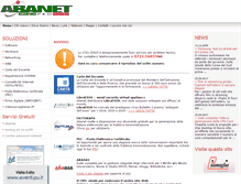 Tablet Screenshot of abanet.it